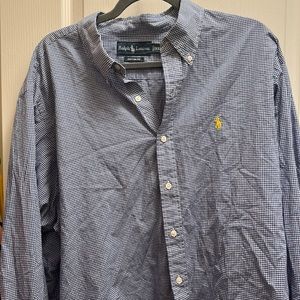 Ralph Lauren Blue and White checkered